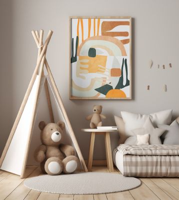 Geometric Shapes Abstract Harmony