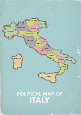 Italy Political Map