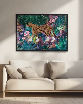 Cheetah Rollerskating in the jungle