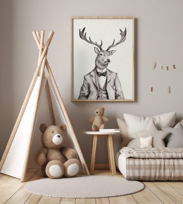 Human Body Dressed In Vintage Attire