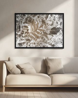 Autumn Leaves in sepia