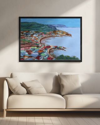 Geoje Island beach scenery in Korea