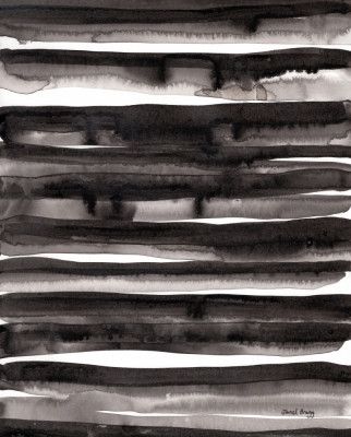 Abstract With Ink Stripes II