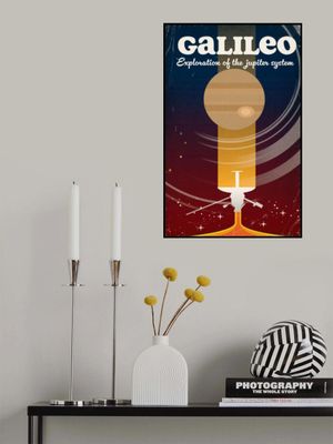 Galileo vintage space art