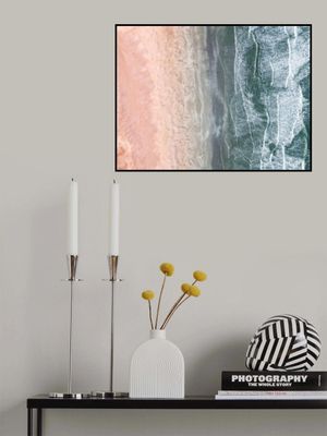 Pink and blue coastal