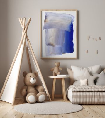 Abstract Brush Strokes 100