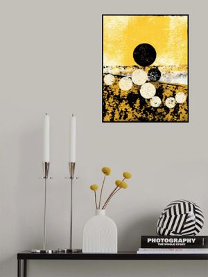 Abstract Artwork With Geometric Composition