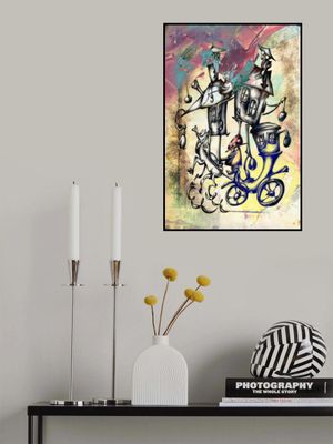 a mushroom cabbie art