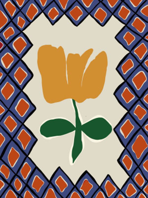 Petal plaid playtime II