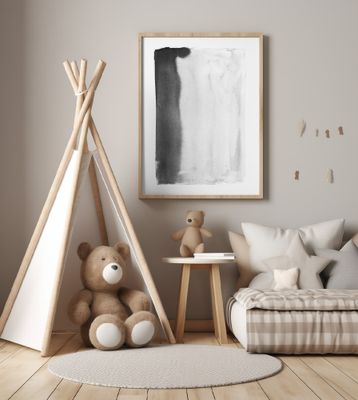 Abstract Watercolor Painting