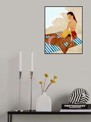 Minimalist Beach Scene