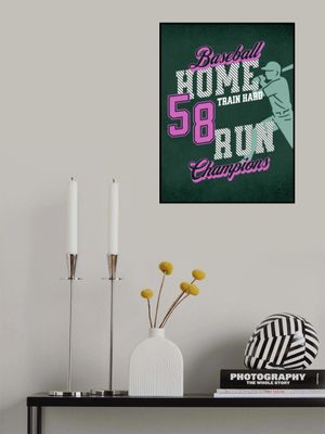 Baseball Train Hard Green 58