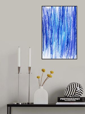 Vertical Blue Streaks