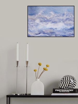 Mountains Under A Starry Sky