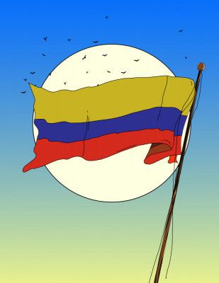 Colombia National Flag