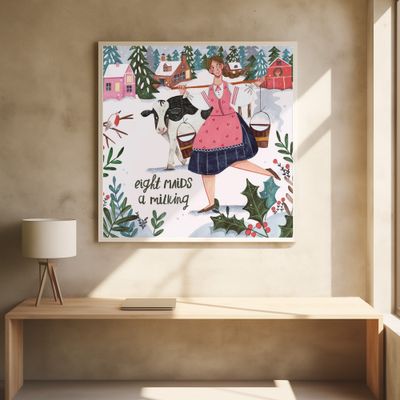 Eight Maids a Milking