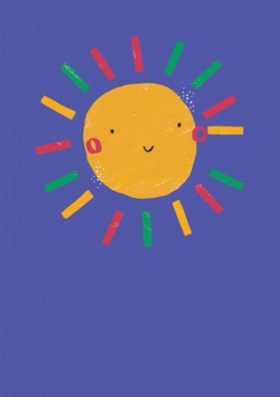 Sun Simple Boho Kids &amp; baby nursery bright weather theme