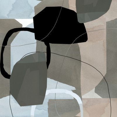 Neutral Shapes Abstract No 5