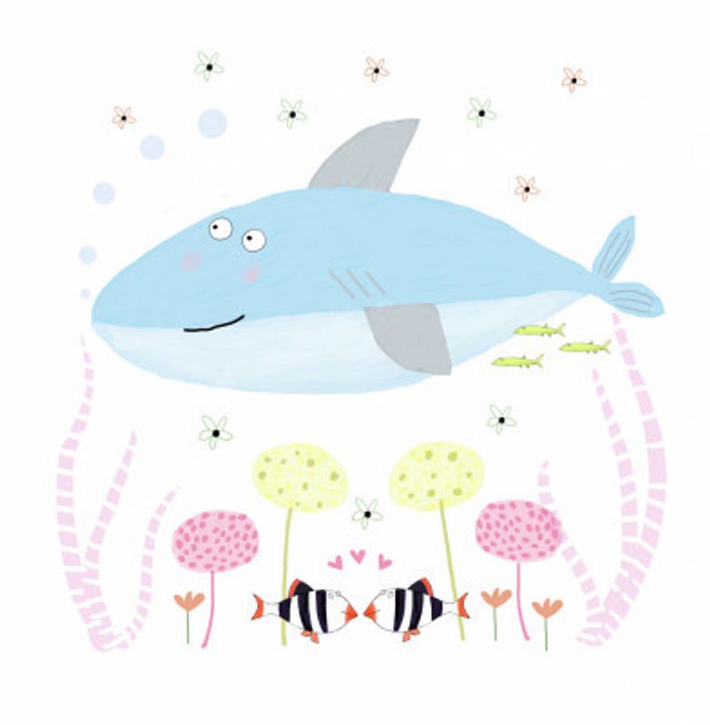 Baby Shark with Flowers