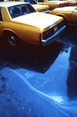 Yellow cabs (from the series "New York Blues")