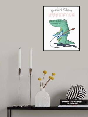Feeling Like A Rockstar! Funny Crocodile Playing the Guitar