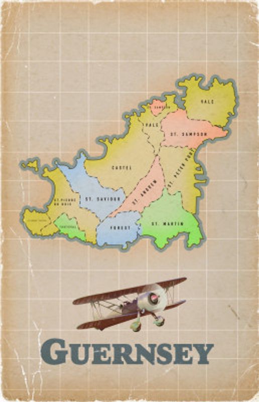 Guernsey Political Map