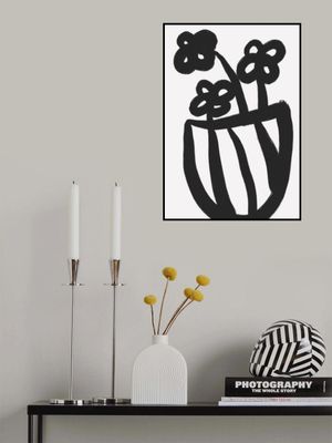 Bold Blossoms in Vase