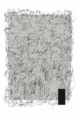 Intricate Scribbles On A Muted Background