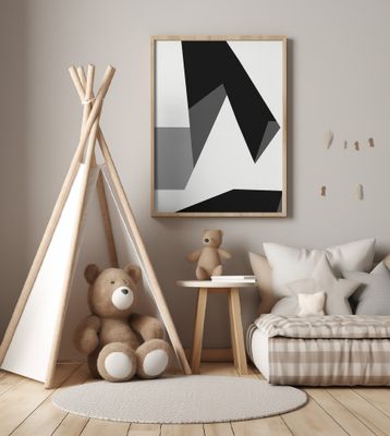 Abstract Black And White