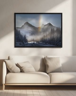 Riding Under Frozen Rainbow