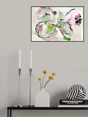 Abstract Purple Violet Pink Hues Floral 2