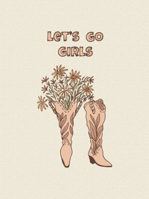 Cowgirl Boots With Flowers