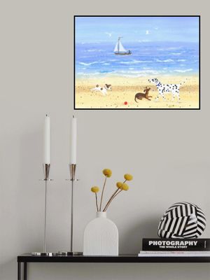 Doggy Plays On the Beach