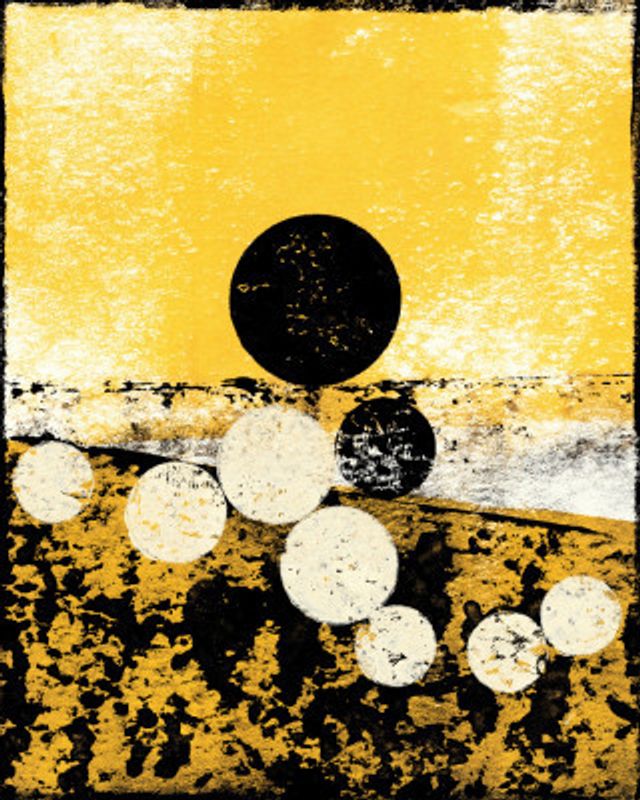 Abstract Artwork With Geometric Composition