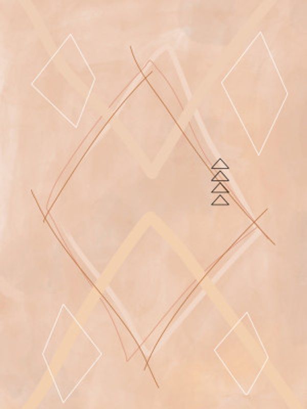 Abstract Geometric Art Beige Tones