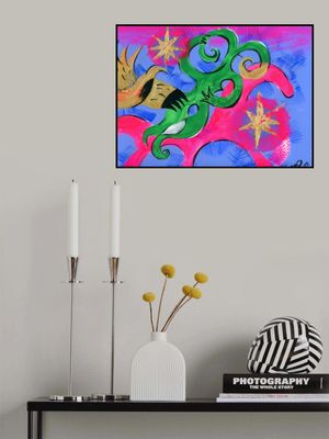 Dancer On the Horse (left Side of the Diptych)