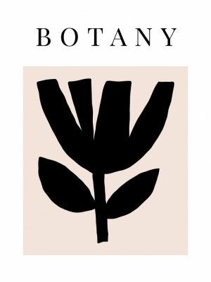 Bold Floral Silhouette