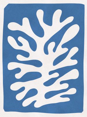White Coral Silhouette