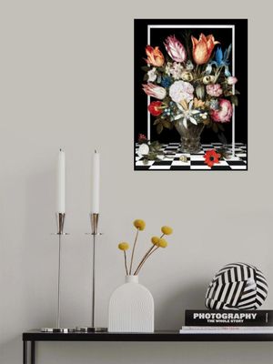 Flowers In a Glass Vase-the Remix