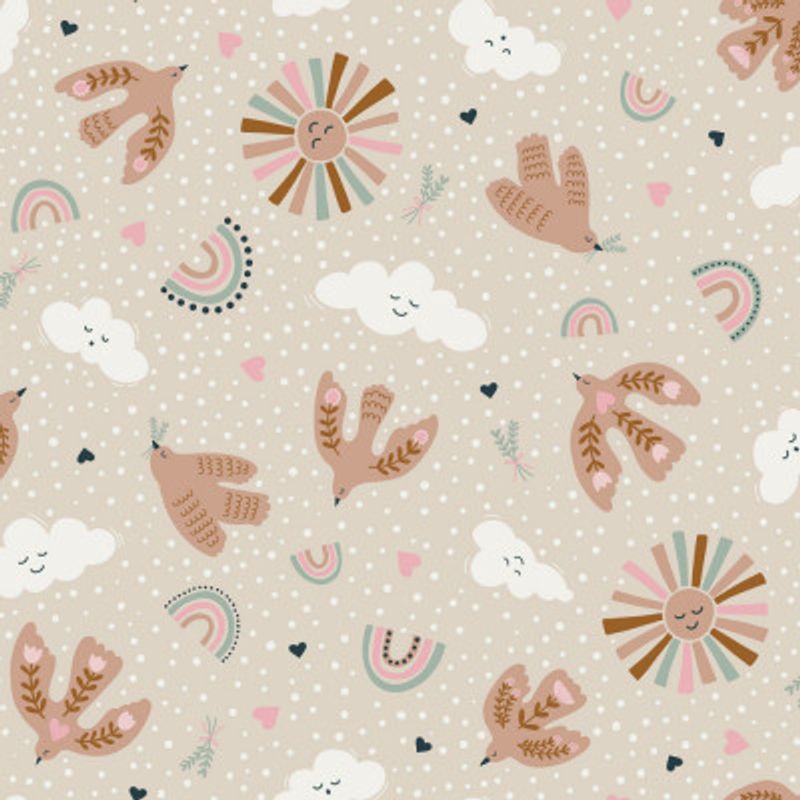 Birds In the Dreamy Sky