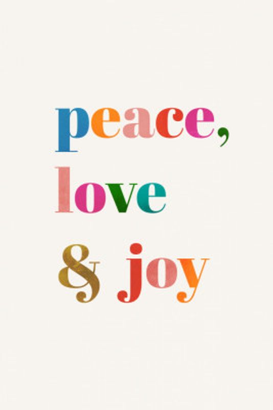Peace, Love & Joy