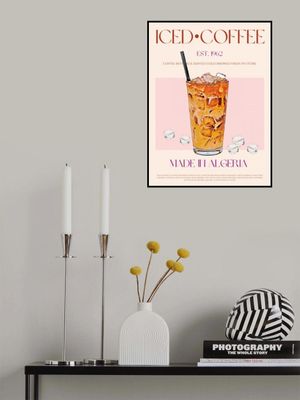 Refreshing Glass of Iced Coffee