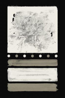 Midnight Cream Delight Abstraction