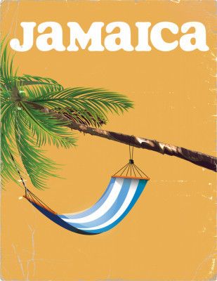 Jamaica Vintage Travel Poster
