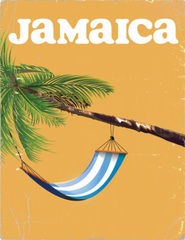 Jamaica Vintage Travel Poster
