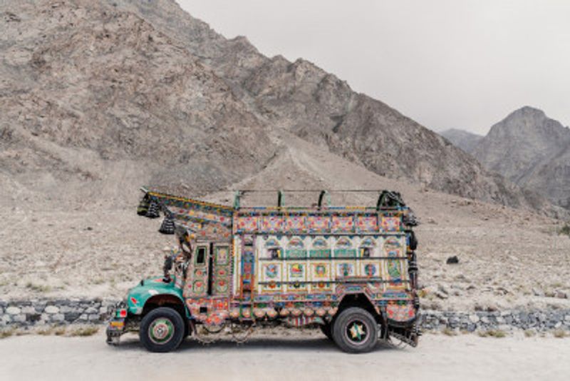 Art truck in Pakistan