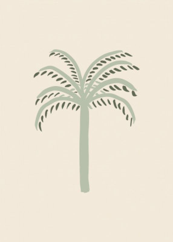 Palm Beige and Green