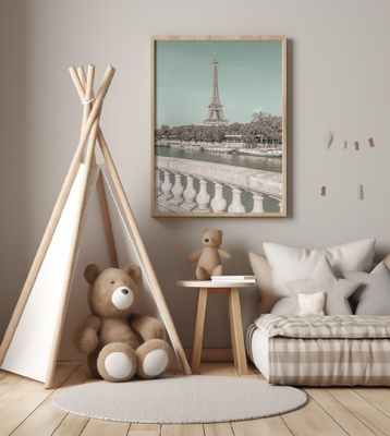 PARIS Eiffel Tower &amp; River Seine | urban vintage style