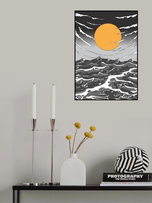 Mystic Sea Under Moon