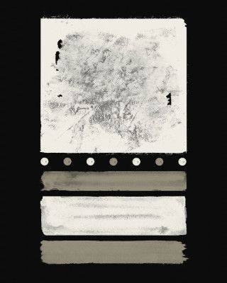 Midnight Cream Delight Abstraction